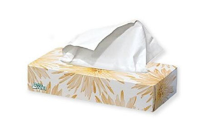 08300 WHITE SWAN 2PLY FACIAL TISSUE